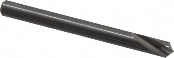Guhring - 1/4" Body Diam, 120°, 70mm OAL, Solid Carbide Spotting Drill - Exact Tooling