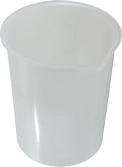 Bel-Art - 600 ml Polypropylene Graduated Beaker - 100 ml Graduation, 4-19/64" Diam x 5" High - Exact Tooling