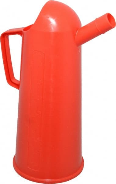 Bel-Art - 2 L Pitcher - Polypropylene, Red, 12" High x 5-1/8" Diam - Exact Tooling