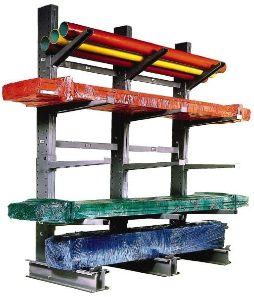 Made in USA - 95 Inches Long, Series 2K Brace Set - For 10 to 14 Ft. Uprights - Exact Tooling