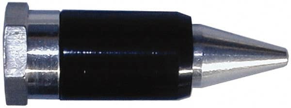 Coilhose Pneumatics - Blow Gun Safety High Flow Nozzle - 1/2-27 UNS, 2" Long, Aluminum - Exact Tooling
