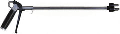 Coilhose Pneumatics - 150 Max psi High Flow Multi-Jet Nozzle Pistol Grip Blow Gun - 3/8 NPT, 24" Tube Length, Aluminum - Exact Tooling
