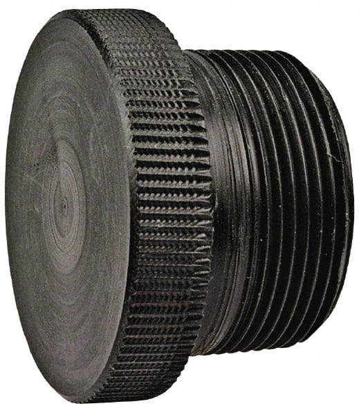 NIBCO - 1-1/4" Polypropylene Plastic Pipe Threaded Plug - Schedule 80, MPT End Connections - Exact Tooling