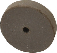 Cratex - 5/8" Diam x 1/16" Hole x 1/8" Thick, Surface Grinding Wheel - Silicon Carbide, Medium Grade, 25,000 Max RPM, Rubber Bond, No Recess - Exact Tooling