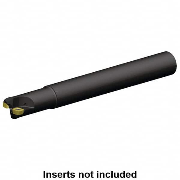 Kennametal - 1-1/4" Cutting Diam, 1-1/4" Shank Diam, Straight Shank Indexable Copy End Mill - 3 Inserts, XDLT0904 Insert, C7792VXD09CA1.25Z03R3 Toolholder - Exact Tooling