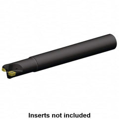 Kennametal - 1-1/4" Cutting Diam, 1-1/4" Shank Diam, Straight Shank Indexable Copy End Mill - 3 Inserts, XDLT0904 Insert, C7792VXD09CA1.25Z03R3 Toolholder - Exact Tooling