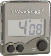 Value Collection - Big Digit Count Up and Down Timer - Counter Down 99 Min 59 Sec, Daily Alarm, Black - Exact Tooling