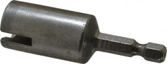 Made in USA - Wing Nut Driver - 1/4" Hex Drive, 2-3/8" OAL - Exact Tooling