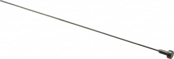 Gibraltar - 3/64" Pin Diam, 1/4" Head Diam x 1/8" Head Height, 6" OAL, Shoulder Ejector Pin - Steel, 5-1/2" Pin Length - Exact Tooling