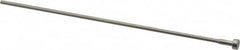 Gibraltar - 3/32" Pin Diam, 1/4" Head Diam x 1/8" Head Height, 6" OAL, Shoulder Ejector Pin - Steel, 5-1/2" Pin Length - Exact Tooling