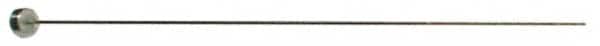 Gibraltar - 3.5mm Pin Diam, 7mm Head Diam x 3mm Head Height, 250mm OAL, Straight Ejector Pin - Steel, 247mm Pin Length - Exact Tooling