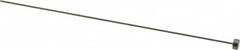 Gibraltar - 3/64" Pin Diam, 1/4" Head Diam x 1/8" Head Height, 6" OAL, Straight Ejector Pin - Steel, 5-7/8" Pin Length - Exact Tooling