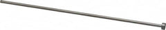 Gibraltar - 7/64" Pin Diam, 1/4" Head Diam x 1/8" Head Height, 6" OAL, Straight Ejector Pin - Steel, 5-7/8" Pin Length - Exact Tooling