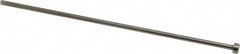 Gibraltar - 1/8" Pin Diam, 1/4" Head Diam x 1/8" Head Height, 6" OAL, Straight Ejector Pin - Steel, 5-7/8" Pin Length - Exact Tooling