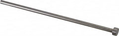 Gibraltar - 3/16" Pin Diam, 3/8" Head Diam x 3/16" Head Height, 6" OAL, Straight Ejector Pin - Steel, 5-13/16" Pin Length - Exact Tooling