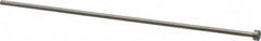 Gibraltar - 3/16" Pin Diam, 3/8" Head Diam x 3/16" Head Height, 10" OAL, Straight Ejector Pin - Steel, 9-13/16" Pin Length - Exact Tooling