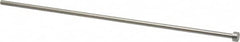 Gibraltar - 3/16" Pin Diam, 3/8" Head Diam x 3/16" Head Height, 10" OAL, Straight Ejector Pin - Steel, 9-13/16" Pin Length - Exact Tooling