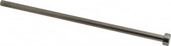 Gibraltar - 7/32" Pin Diam, 13/32" Head Diam x 3/16" Head Height, 6" OAL, Straight Ejector Pin - Steel, 5-13/16" Pin Length - Exact Tooling