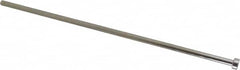 Gibraltar - 15/64" Pin Diam, 13/32" Head Diam x 3/16" Head Height, 10" OAL, Straight Ejector Pin - Steel, 9-13/16" Pin Length - Exact Tooling