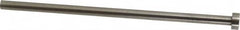 Gibraltar - 1/4" Pin Diam, 7/16" Head Diam x 3/16" Head Height, 6" OAL, Straight Ejector Pin - Steel, 5-13/16" Pin Length - Exact Tooling