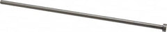 Gibraltar - 1/4" Pin Diam, 7/16" Head Diam x 3/16" Head Height, 10" OAL, Straight Ejector Pin - Steel, 9-13/16" Pin Length - Exact Tooling