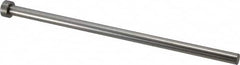 Gibraltar - 11/32" Pin Diam, 9/16" Head Diam x 1/4" Head Height, 6" OAL, Straight Ejector Pin - Steel, 5-3/4" Pin Length - Exact Tooling
