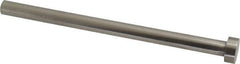 Gibraltar - 3/8" Pin Diam, 5/8" Head Diam x 1/4" Head Height, 6" OAL, Straight Ejector Pin - Steel, 5-3/4" Pin Length - Exact Tooling