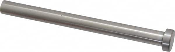 Gibraltar - 1/2" Pin Diam, 3/4" Head Diam x 1/4" Head Height, 6" OAL, Straight Ejector Pin - Steel, 5-3/4" Pin Length - Exact Tooling