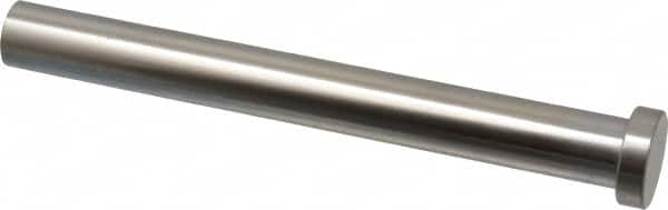 Gibraltar - 5/8" Pin Diam, 7/8" Head Diam x 1/4" Head Height, 6" OAL, Straight Ejector Pin - Steel, 5-3/4" Pin Length - Exact Tooling