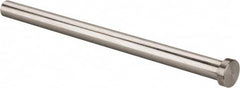 Gibraltar - 5/8" Pin Diam, 7/8" Head Diam x 1/4" Head Height, 10" OAL, Straight Ejector Pin - Steel, 9-3/4" Pin Length - Exact Tooling