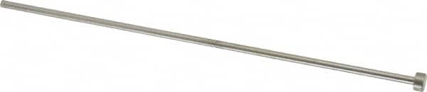 Gibraltar - 7/64" Pin Diam, 1/4" Head Diam x 1/8" Head Height, 6" OAL, Soft Core Pin - Steel, 5-7/8" Pin Length - Exact Tooling