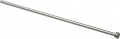 Gibraltar - 1/4" Pin Diam, 7/16" Head Diam x 3/16" Head Height, 10" OAL, Soft Core Pin - Steel, 9-13/16" Pin Length - Exact Tooling