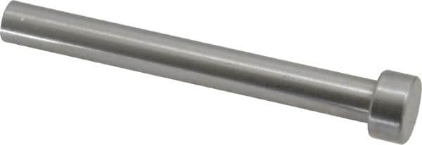 Gibraltar - 5/16" Pin Diam, 1/2" Head Diam x 1/4" Head Height, 3" OAL, Soft Core Pin - Steel, 2-3/4" Pin Length - Exact Tooling