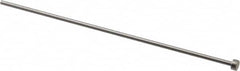 Gibraltar - 7/64" Pin Diam, 1/4" Head Diam x 1/8" Head Height, 6" OAL, Hard Core Pin - Steel, 5-7/8" Pin Length - Exact Tooling