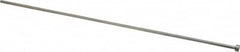 Made in USA - 1/8" Pin Diam, 1/4" Head Diam x 1/8" Head Height, 10" OAL, Hard Core Pin - Steel, 9-7/8" Pin Length - Exact Tooling