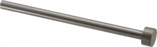 Gibraltar - 11/64" Pin Diam, 11/32" Head Diam x 3/16" Head Height, 3" OAL, Hard Core Pin - Steel, 2-13/16" Pin Length - Exact Tooling