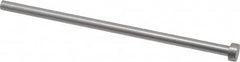 Gibraltar - 1/4" Pin Diam, 7/16" Head Diam x 3/16" Head Height, 6" OAL, Hard Core Pin - Steel, 5-13/16" Pin Length - Exact Tooling