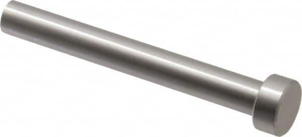 Gibraltar - 11/32" Pin Diam, 9/16" Head Diam x 1/4" Head Height, 3" OAL, Hard Core Pin - Steel, 2-3/4" Pin Length - Exact Tooling