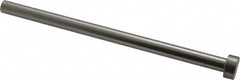 Gibraltar - 11/32" Pin Diam, 9/16" Head Diam x 1/4" Head Height, 6" OAL, Hard Core Pin - Steel, 5-3/4" Pin Length - Exact Tooling