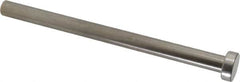 Gibraltar - 13/32" Pin Diam, 11/16" Head Diam x 1/4" Head Height, 6" OAL, Hard Core Pin - Steel, 5-3/4" Pin Length - Exact Tooling