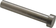Gibraltar - 7/16" Pin Diam, 11/16" Head Diam x 1/4" Head Height, 3" OAL, Hard Core Pin - Steel, 2-3/4" Pin Length - Exact Tooling