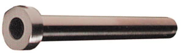 Gibraltar - 7/16" Inside x 5/8" OD, 12" OAL, Nitride Coated Die Steel, Die & Mold Ejector Sleeve - 7/8" Head Diam, 1/4" Head Height, 45° Chamfer Angle, 3/64" Chamfer Length, 1/32" Corner Radius - Exact Tooling