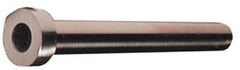 Gibraltar - 5/8" Inside x 7/8" OD, 9" OAL, Nitride Coated Die Steel, Die & Mold Ejector Sleeve - 1-1/8" Head Diam, 1/4" Head Height, 45° Chamfer Angle, 3/64" Chamfer Length, 1/32" Corner Radius - Exact Tooling