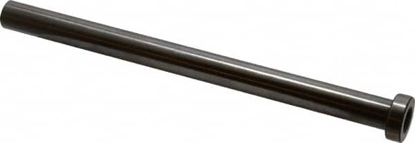 Gibraltar - 3/8" Inside x 1/2" OD, 7" OAL, Nitride Coated Die Steel, Die & Mold Ejector Sleeve - 3/4" Head Diam, 1/4" Head Height, 45° Chamfer Angle, 3/64" Chamfer Length, 1/32" Corner Radius - Exact Tooling