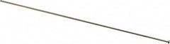 Gibraltar - 2.5mm Pin Diam, 5mm Head Diam x 2mm Head Height, 250mm OAL, Straight Ejector Pin - Steel, 248mm Pin Length - Exact Tooling