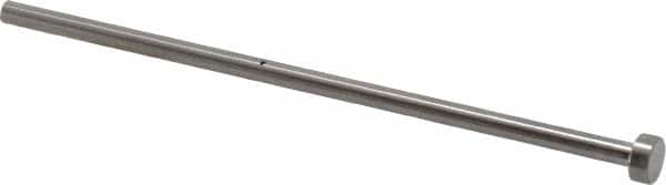 Gibraltar - 3.5mm Pin Diam, 7mm Head Diam x 3mm Head Height, 100mm OAL, Straight Ejector Pin - Steel, 97mm Pin Length - Exact Tooling