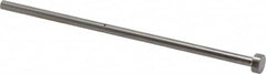 Gibraltar - 3.5mm Pin Diam, 7mm Head Diam x 3mm Head Height, 100mm OAL, Straight Ejector Pin - Steel, 97mm Pin Length - Exact Tooling