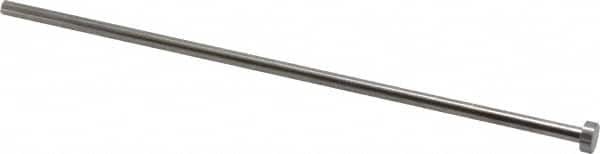 Gibraltar - 4mm Pin Diam, 8mm Head Diam x 3mm Head Height, 160mm OAL, Straight Ejector Pin - Steel, 157mm Pin Length - Exact Tooling