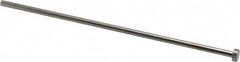 Gibraltar - 4mm Pin Diam, 8mm Head Diam x 3mm Head Height, 160mm OAL, Straight Ejector Pin - Steel, 157mm Pin Length - Exact Tooling
