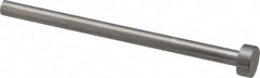 Gibraltar - 6mm Pin Diam, 12mm Head Diam x 5mm Head Height, 100mm OAL, Straight Ejector Pin - Steel, 95mm Pin Length - Exact Tooling